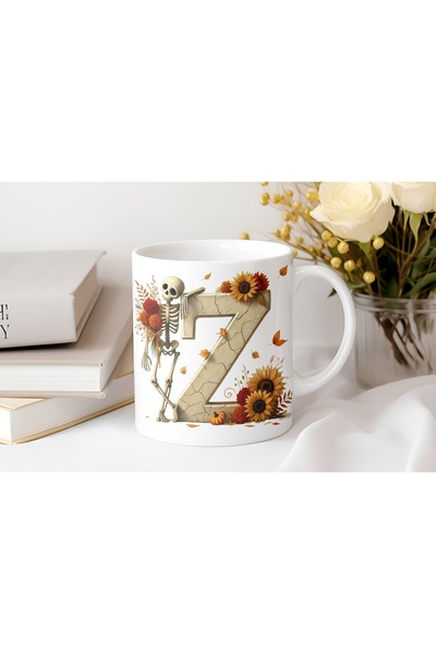 Beramussa كوب على شكل حرف Z مع رمز تعبيري على شكل قلب مربع وردي - كوب قهوة وش...