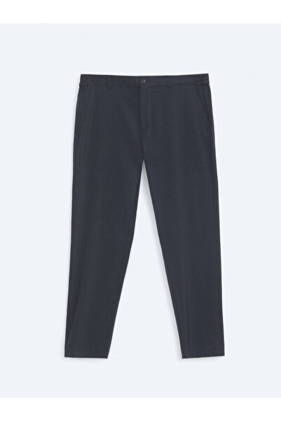 Kip Navy Blue Woven Jogging Fit Casual Παντελόνι