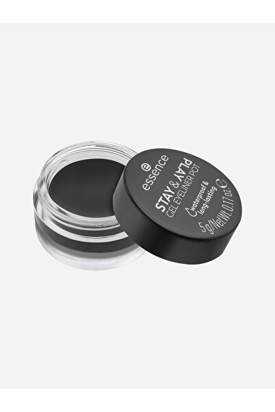 Essence قلم تحديد العيون الجل Stay and Play 01