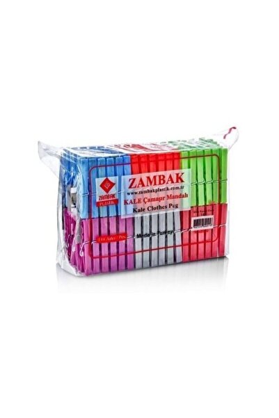 Trendylife Zambak Castle Clothes Pegs - Plastic Pegs 144 Pieces