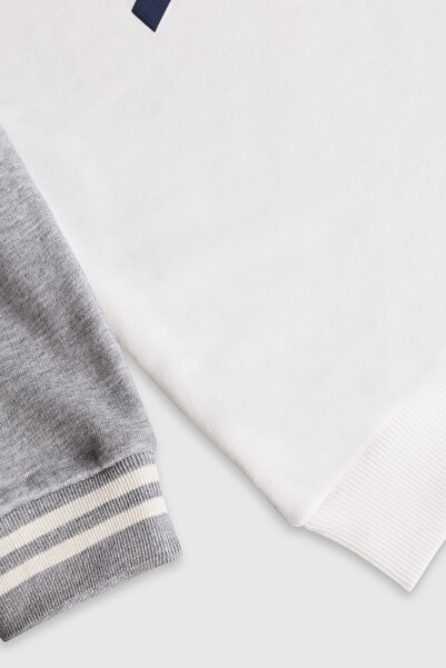 United Colors of Benetton Βαμβακερό λογότυπο Regular Fit Crew Neck Sweat Αγόρια SWEAT BNTB23300