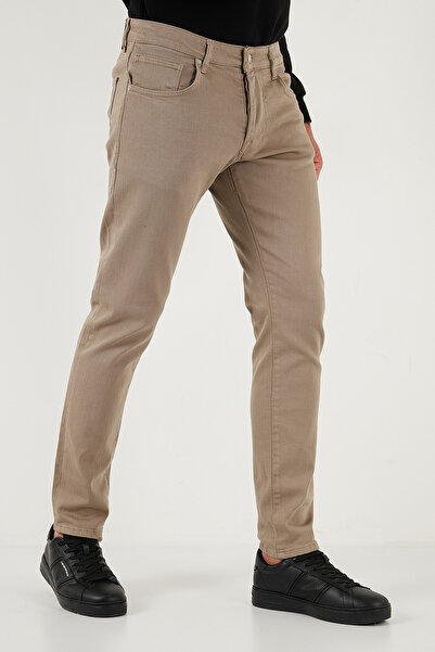 Buratti Stretch βαμβακερό τζιν με λεπτή εφαρμογή κανονικής μέσης στενό πόδι Ανδρικό τζιν παντελόνι 1115C24NAPOLI