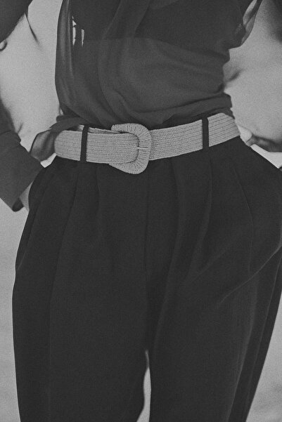 H&M Wide belted trousers