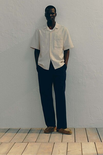 H&M Regular Fit Textured resort shirt