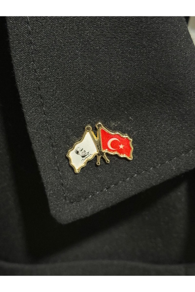 Kenpool Türk Bayraklı Atatürk Rozeti 29 Ekim Cumhuriyet Bayramı Yaka Rozeti