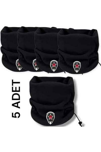 MODANKA Özel Güvenlik 5 Adet Polar Boyunluk Kalın Polar Kadın Erkek Kış Aylar...