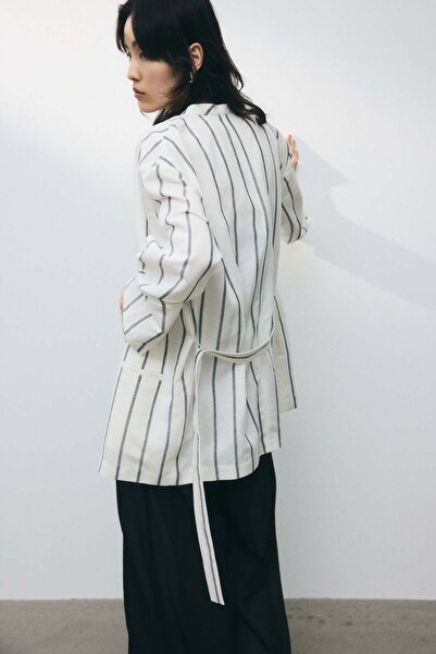 H&M Linen-blend blazer