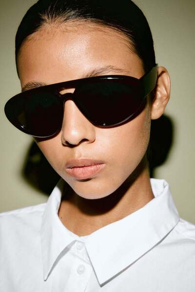 H&M Cotton poplin shirt