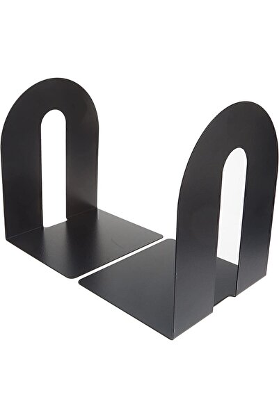 VENON 2 Adet SİYAH Metal Kitap Desteği Kitap Tutucu Ev Ve Ofis Dekoratif Aksesuar Kitap Ayraç