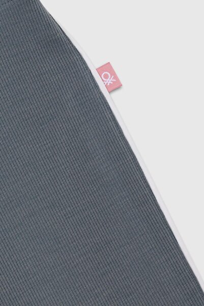 United Colors of Benetton Leggings cu picioare largi cu talie elastică, cu potrivire normală, pentru fete BNTG23310