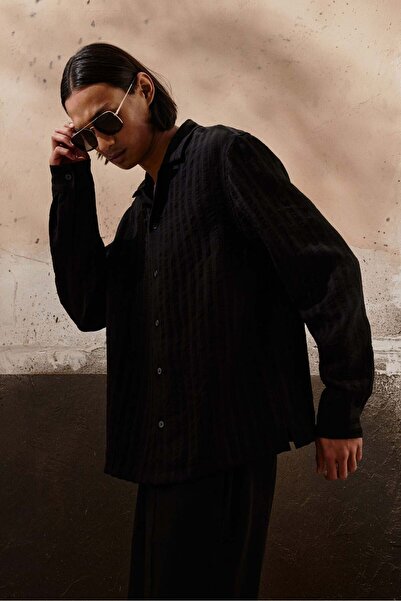 H&M Regular Fit Long-sleeved resort shirt