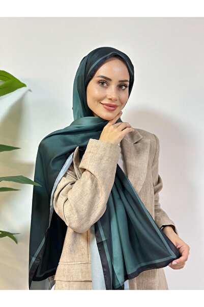 Pull Scarfs Modal Degrade Şal - Zümrüt Yeşili