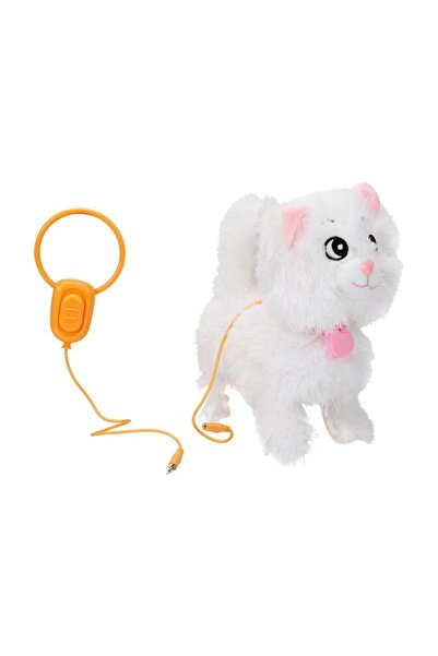 mavi su dünyası Plush Cute Cat Sushi Moving Sound White Color