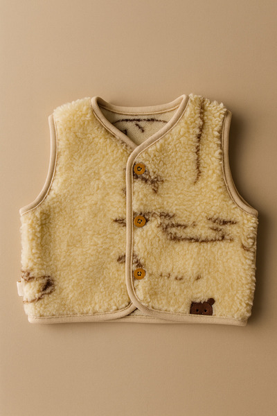 eradkids Premium Baby Double-Sided Wearable Plush Fur Vest