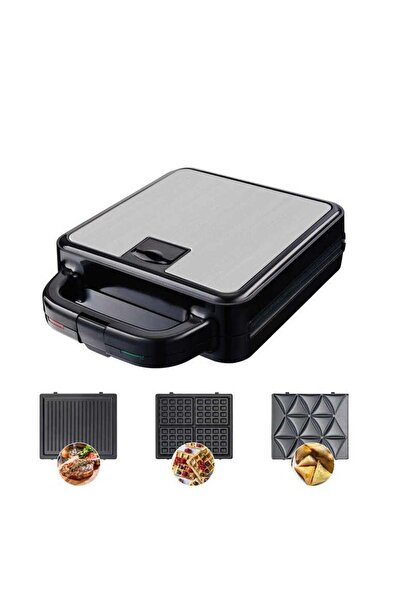 Generic NEW 3 in 1 Sandwich Maker Waffle Maker Panini Press Grill Sandwich Toaster with Detachable Non-Stick