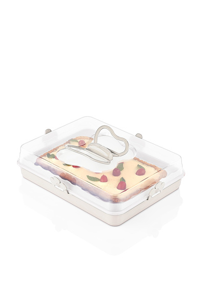 Mons Cake Pastry Transport Storage Presentation Container Qlux Butterfly Flower Figured Presentation Container L-00587
