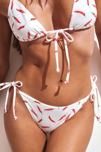 H&M Tie tanga bikini bottoms