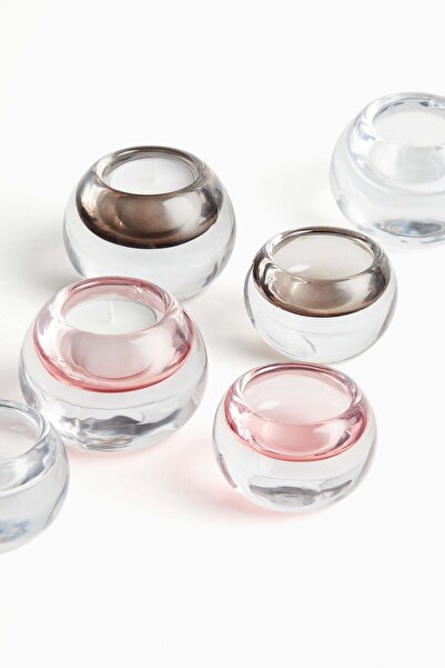 H&M Glass tealight holder