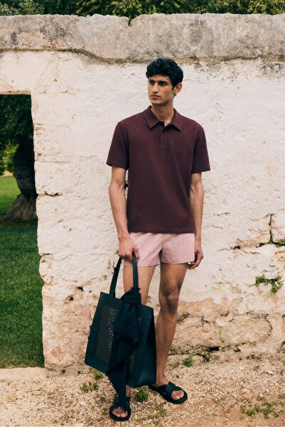 H&M Crinkled nylon swim shorts