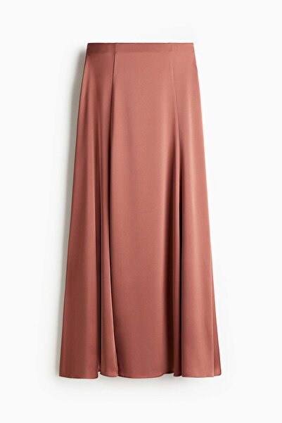 H&M Satin maxi skirt