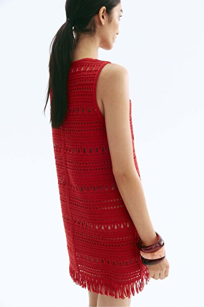 H&M Crochet-look mini dress