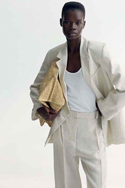 H&M Linen-blend blazer