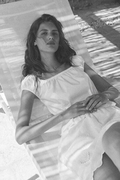 H&M Broderie anglaise skirt