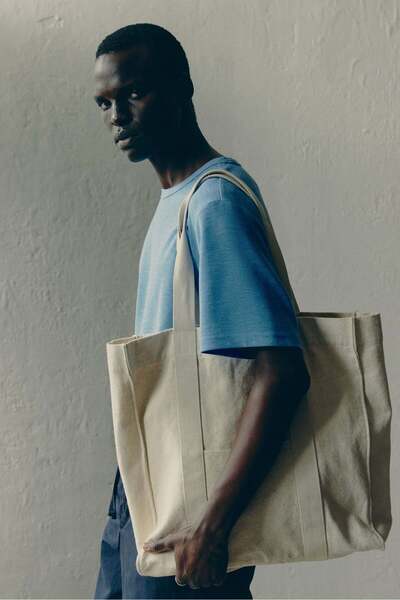 H&M Regular Fit Waffled T-shirt