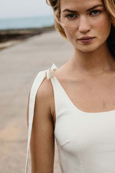 H&M فستان ذو حافة فقاعية