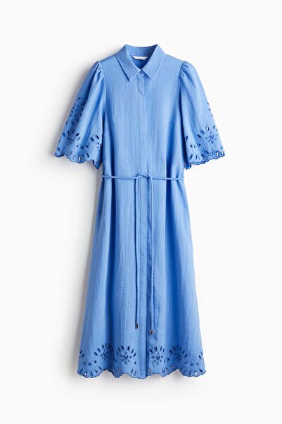 H&M Broderie anglaise shirt dress
