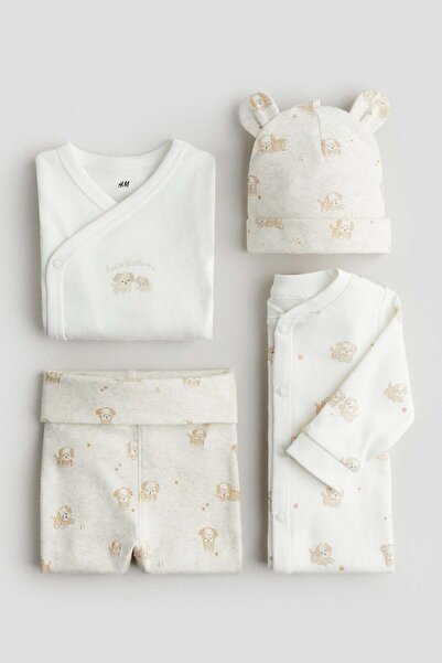 H&M 4-piece cotton jersey gift set