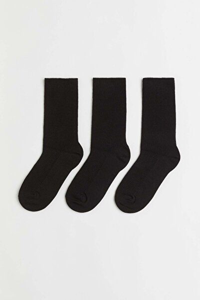 H&M 3-pack ribbed socks