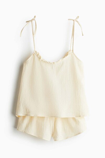 H&M بيجاما من قماش الموسلين القطني