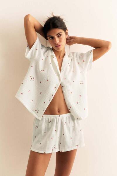 H&M Cotton muslin pyjamas