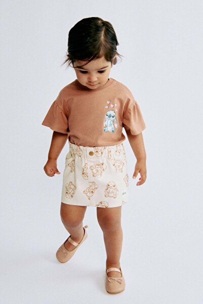 H&M Printed twill skirt