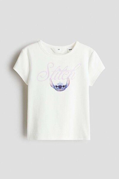 H&M Print-motif cotton top