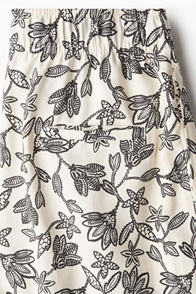 H&M Wide tie-belt trousers