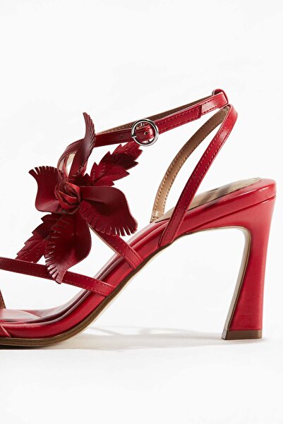 H&M Appliquéd heeled sandals