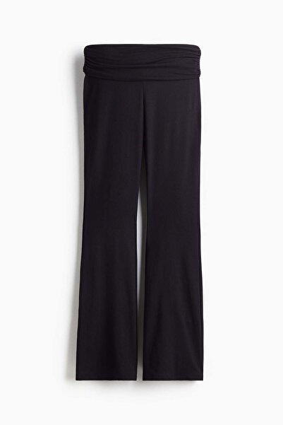 H&M Gathered microfibre yoga pants