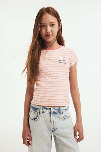 H&M Print-motif cotton top