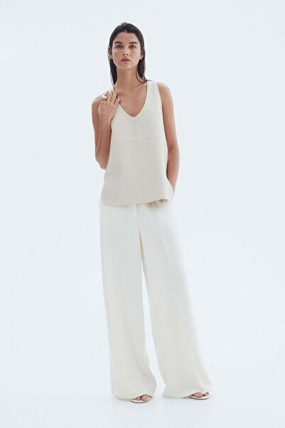 H&M Wide tailored trousers