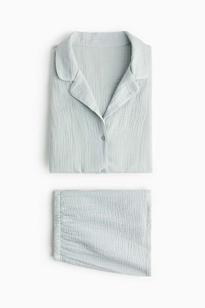 H&M Cotton muslin pyjamas