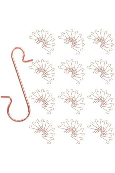 OEM Set 120 cârlige pentru decorațiuni de Crăciun, în formă de S, metalice, 1...