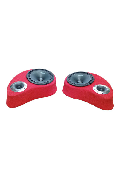 Lostgarage POLYESTERLİ BOŞ PANDİZOT 20 CM HOPARLÖR 10 CM TWEETER YUVALI KIRMI...
