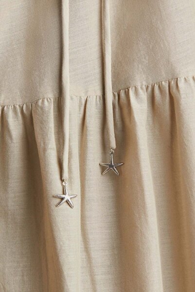 H&M Tiered tie-strap dress