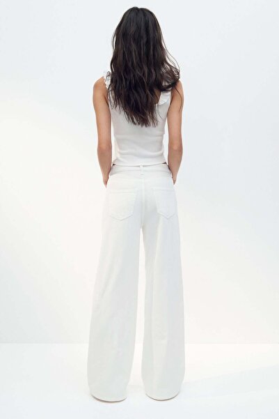 H&M Broderie anglaise trousers