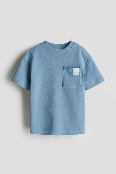 H&M Jacquard-jersey cotton T-shirt