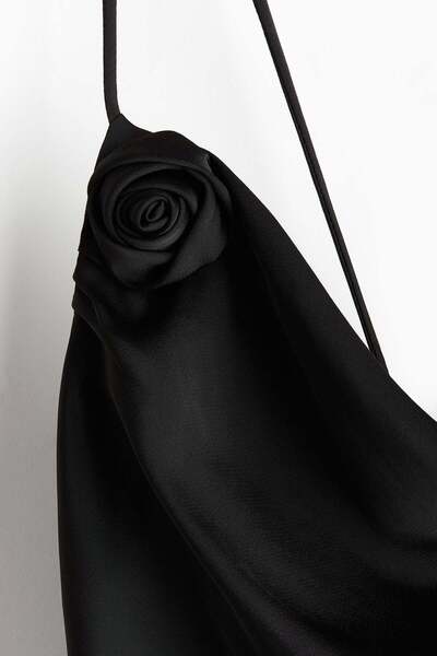 H&M Tie-detail satin slip dress