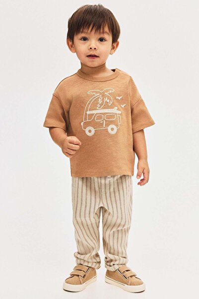 H&M Linen-blend joggers