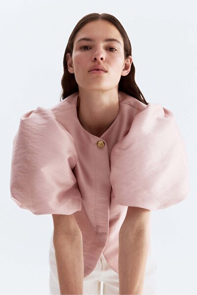 H&M Balloon-sleeved blouse